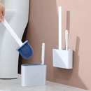 2 Em1 Escova De Silicone Para Vaso Sanitário Base De Banheiro Privada, Alta Eficiência TOP&CASA